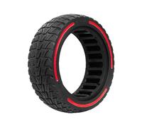 Neumáticos Scooter Eléctrico Neumático sin cámara de 8,5 pulgadas, 1/2 x 2, for patinete eléctrico, sólido, for Dualtron Mini, neumáticos 0,5x. Rueda todoterreno(Red)