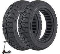 Neumáticos sólidos de 9,5 pulgadas para NIU KQi 3, 9,5 x 2,5 - 6,1, neumáticos sólidos para NIU KQi3 Sport/Pro/Max Scooter eléctrico delantero o trasero, neumáticos de repuesto de panal (negro, 2