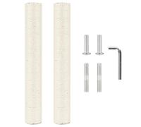NEUMIHARO M8 M10 7.9 a 21.7 pulgadas, 20 cm a 55 cm, poste de repuesto para poste de rascado de árbol de gato (M10, 50 cm)