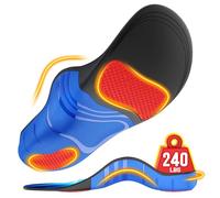 NEUPU Plantillas de fascitis plantar de más de 240 libras, cómodas y resistentes para aliviar el dolor, absorber golpes, plantillas ortopédicas para zapatos de trabajo para pies planos, pronación,