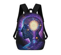 Neural Harmony Cosmic Mind Illustration Mochilas Impresas En 3D Para Niños, Mochila Escolar, Mochila Informal Para Exteriores, Mochila Informal De Moda Para Niños, Lindas Bolsas De Viaje 17inch