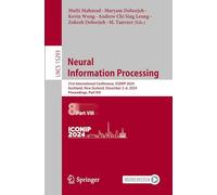Neural Information Processing: 31st International Conference, ICONIP 2024, Auckland, New Zealand, December 2-6, 2024, Proceedings, Part VIII: 15293 (Lecture Notes in Computer Science)