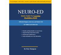 Neuro-Ed Quick Guide For Learning Disabilities (Neuro-Ed Professional Series of Mental Health Resources)
