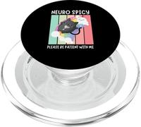 Neuro Picante Neurodivergente TDAH Tea Autismo Dislexia CPTSD PopSockets PopGrip para MagSafe