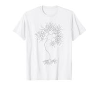 Neurobiología Neurona Cell Cerebro Ciencia Estilo Minimal Camiseta
