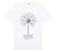Neurobiología Neurona Célula Ciencia del Cerebro Estructura neuronal Comfort Colors Adult Heavyweight T-Shirt