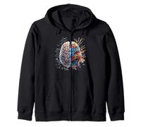 Neurociencia Cerebro Pensamiento Ciencia Creatividad Mente Sudadera con Capucha