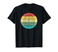 Neurociencia Cerebro Retro Vintage Camiseta