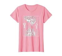 Neurociencia Regalos Arterias del Cerebro Humano Camiseta, Mujer, Rosado, L
