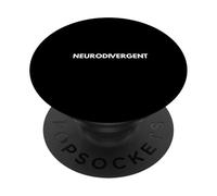 Neurodivergente, Autismo, TDAH, Dislexia, Orgullo de Neurodiversidad PopSockets PopGrip Adhesivo