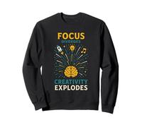 Neurodivergente Emprendedor TDAH Fundador Cerebro Creativo Sudadera