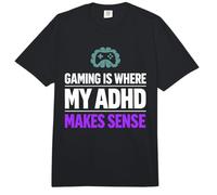 Neurodivergente Gamer ADHD Gamer Autista Gamer Cozy Gamer Comfort Colors Adult Heavyweight T-Shirt