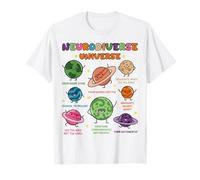 Neurodivergente Planet Space Lover Escuela Infantil Pre-K Camiseta
