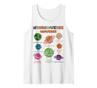 Neurodivergente Planet Space Lover Escuela Infantil Pre-K Camiseta sin Mangas