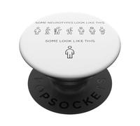Neurodiversidad Discapacidad Invisible Autismo Diseño PopSockets PopGrip Adhesivo