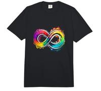 Neurodiversidad Infinito Conciencia del Autismo Arco Iris Comfort Colors Adult Heavyweight T-Shirt
