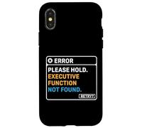 Neurodiversidad TDAH Función ejecutiva no encontrada Computadora Carcasa para iPhone X/XS