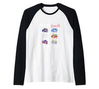 Neurodiversidad: todos pensamos de manera diferente: conciencia del autismo Camiseta Manga Raglan