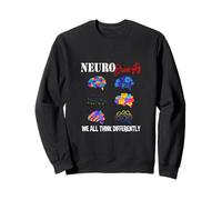 Neurodiversidad: todos pensamos de manera diferente: conciencia del autismo Sudadera