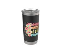 Neurodiversity Autism Awareness Celebrate Minds Of All Kinds Vaso térmico de acero inoxidable de doble pared