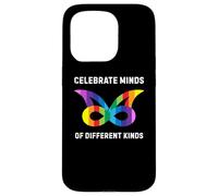 Neurodiversity Neurodivergent ADHD Autism ASD Awareness Carcasa para iPhone 15 Pro