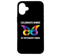 Neurodiversity Neurodivergent ADHD Autism ASD Awareness Carcasa para iPhone 16 Plus