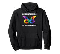 Neurodiversity Neurodivergent ADHD Autism ASD Awareness Sudadera con Capucha