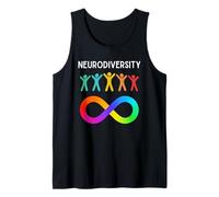 Neurodiversity Neurodivergent Rainbow Affinity ADHD Autism Camiseta sin Mangas