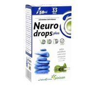 Neurodrops Plus Relaxline 50 ml - Complemento Natural Relajante con GABA, Pasiflora, Valeriana, Amapola de California y Vitamina B6 | Apoyo al Sistema Nervioso, Estrés, Calma y Bienestar Mental