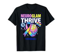 Neuroglam Prosperar Sin Disculpas Neurodiversidad Orgullo Actitud Camiseta