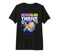 Neuroglam Prosperar Sin Disculpas Neurodiversidad Orgullo Actitud Camiseta Premium