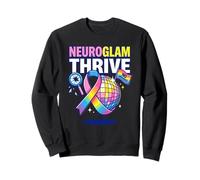 Neuroglam Prosperar Sin Disculpas Neurodiversidad Orgullo Actitud Sudadera