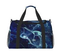 Neurología de células cerebrales en 3D,Bolsas Deportivas, Bolsos de Viaje Deportivos Cruzados de Mano, Bolsas de Viaje de Gran Capacidad para Mujeres y Hombres.