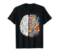 Neurólogo, Cerebro, Izquierda, y, Derecho, Pensamiento, Creatividad, Concepto Camiseta gráfica económica