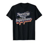 Neurology Research Is My Superpower Camiseta Neurología Camiseta, Hombre, Negro, 6XL