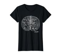 Neurona del Cerebro Ramón y Cajal Camiseta gráfica económica, Mujer, Negro, XL