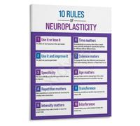 Neuroplasticity Fundamentals Poster Cognitive Science Wall Decor