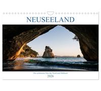 Neuseeland - Die schönsten Orte der Nord- und Südinsel (Wandkalender 2026 DIN A4 quer), CALVENDO Monatskalender: Die schönsten Orte in Neuseeland