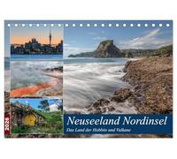 Neuseeland Nordinsel - Das Land der Hobbits und Vulkane (Tischkalender 2026 DIN A5 quer), CALVENDO Monatskalender: Fotografien von der bezaubernden Nordinsel Neuseelands.