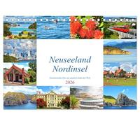 Neuseeland Nordinsel - faszinierende Orte am anderen Ende der Welt (Tischkalender 2026 DIN A5 quer), CALVENDO Monatskalender: Die schönsten Städte und ... Landschaft der Nordinsel Neuseelands.