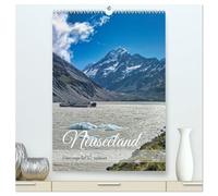 Neuseeland - Unterwegs auf der Südinsel (hochwertiger Premium Wandkalender 2026 DIN A2 hoch), Kunstdruck in Hochglanz: Faszinierenden Landschaften von bizarrer Schönheit