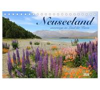 Neuseeland - unterwegs im Land der Kiwis (Tischkalender 2026 DIN A5 quer), CALVENDO Monatskalender: Erlebe eines der faszinierendsten Länder der Welt