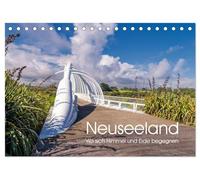 Neuseeland - Wo sich Himmel und Erde begegnen (Tischkalender 2026 DIN A5 quer), CALVENDO Monatskalender: Impressionen einer traumhaften Landschaft