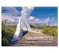 Neuseeland - Wo sich Himmel und Erde begegnen (Wandkalender 2026 DIN A4 quer), CALVENDO Monatskalender: Impressionen einer traumhaften Landschaft