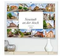 Neustadt an der Aisch Impressionen (hochwertiger Premium Wandkalender 2026 DIN A2 quer), Kunstdruck in Hochglanz: Ein Streifzug in Bildern durch die grandiose Neustadt an der Aisch