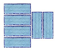 Neutop Almohadilla de repuesto lavable y reutilizable compatible con iRobot Braava Jet 240, 241, 244, 245, 250, 6 unidades, color azul.