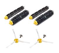 neutop Cepillo compatible con iRobot Roomba 600 Series 606 620 650 671 675 676 677 680 691 692 robot aspiradoras con 2 cerdas y 2 rodillos batidores flexibles, 2 cepillos laterales, 2 tornillos.