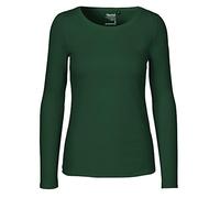 Neutral - Camiseta de manga larga para mujer Verde botella. M