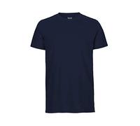 Neutral Camiseta lisa de 100 % algodón ecológico. Certificado de comercio justo, Oeko-Tex y Ecolabel., azul marino, XXXXL