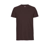 Neutral Camiseta lisa de 100 % algodón ecológico. Certificado de comercio justo, Oeko-Tex y Ecolabel., marrón, XXXL